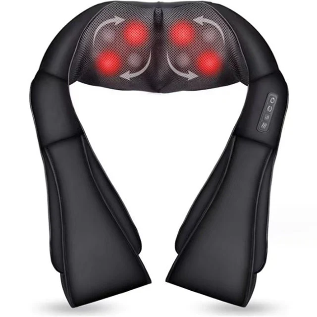 4D Shiatsu Massager til Nakke & Skuldre med Varmefunktion