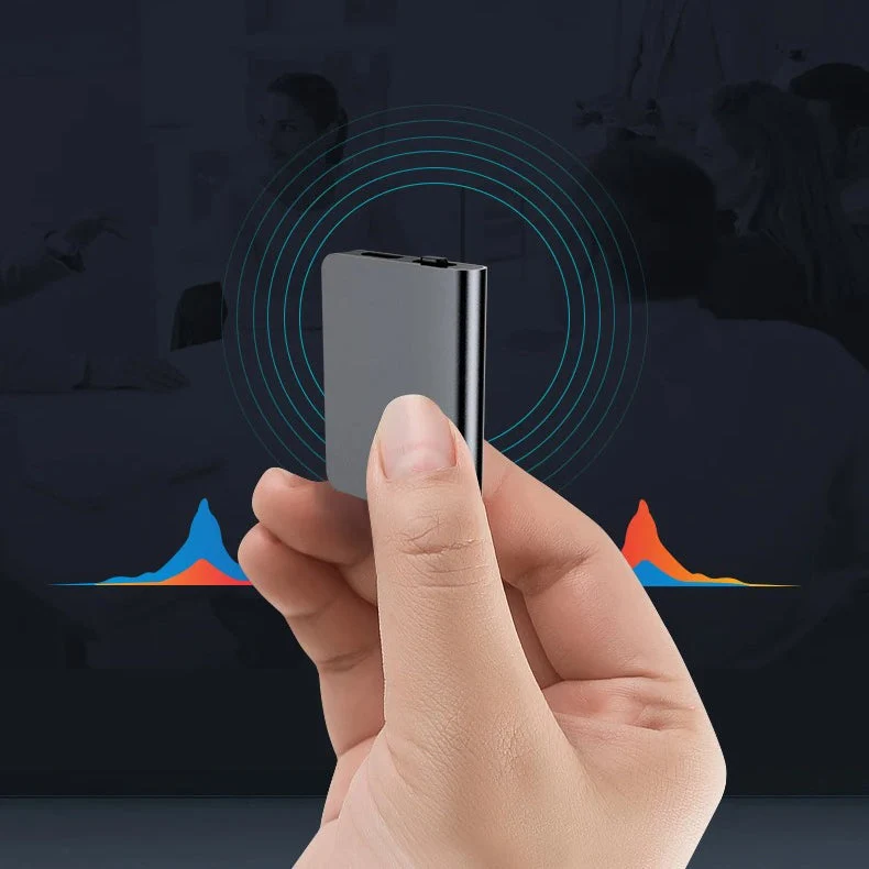 Ultra-tynd Mini Mikrofon med Lang Batteritid og Høj Kapacitet