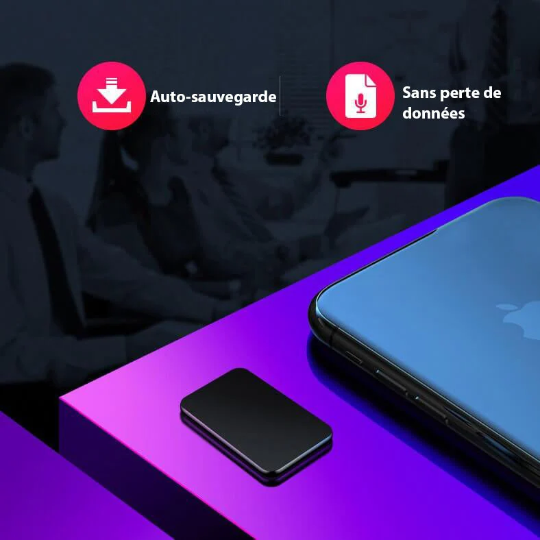 Ultra-tynd Mini Mikrofon med Lang Batteritid og Høj Kapacitet