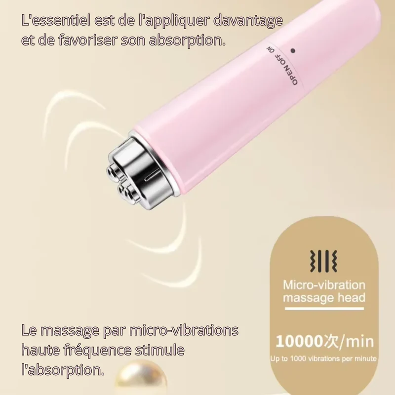 Øjen- og Ansigtsmassager med Mikro-Vibration for Strålende Hud