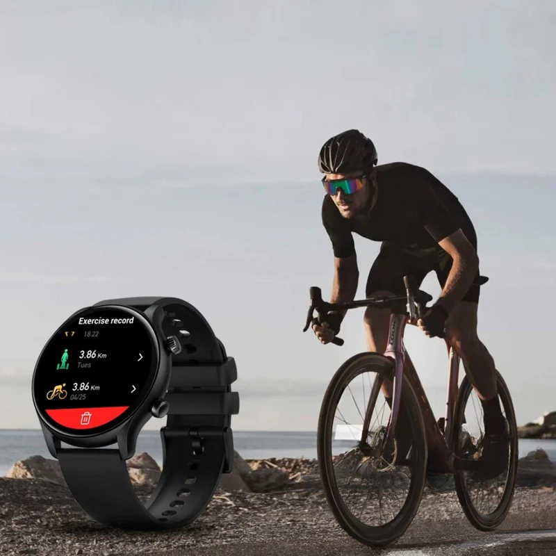 Smartwatch med HD-skærm og stemmeopkald til fitnessentusiaster
