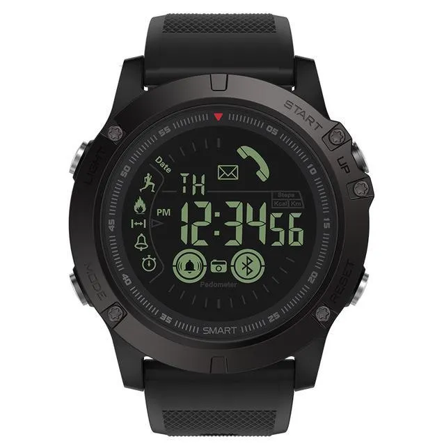Robust Smartwatch til Udendørsbrug - Vandtæt og Solvenlig