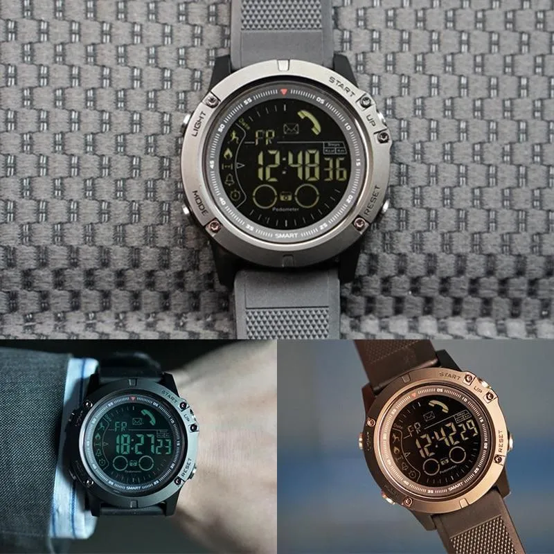 Robust Smartwatch til Udendørsbrug - Vandtæt og Solvenlig