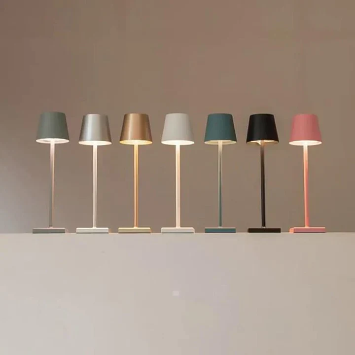 Trådløs Genopladelig Bordlampe med Stilrent Design