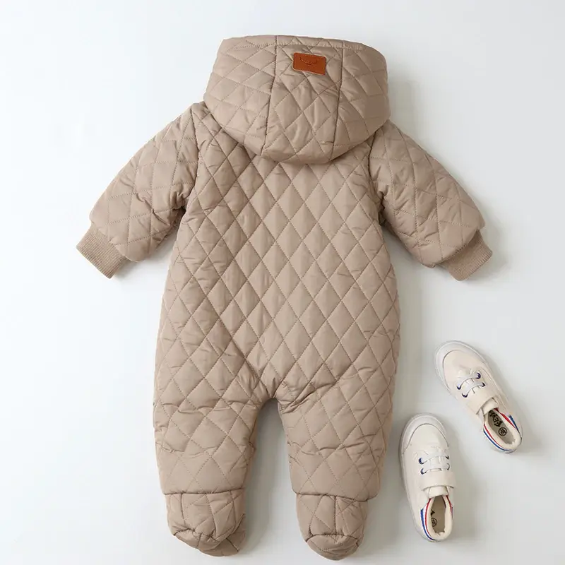 Varm og Komfortabel Babyflyverdragt i Velour