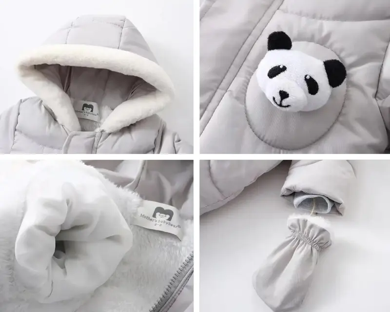 Vinter Babyheldragt med Fleece - Varme og Komfort