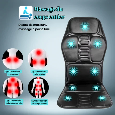 Shiatsu Massagepude med Varme - Bekvemmelighed i Hjemmet og Bilen