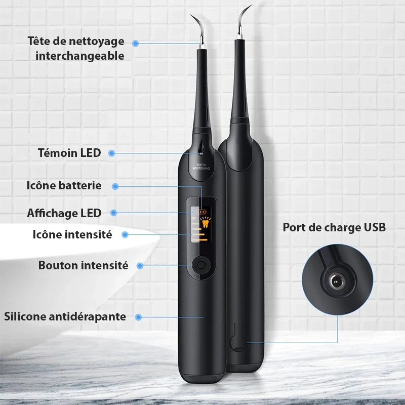 Elektrisk Tandrenser med Ultralyd – Hvidere Tænder Hjemme