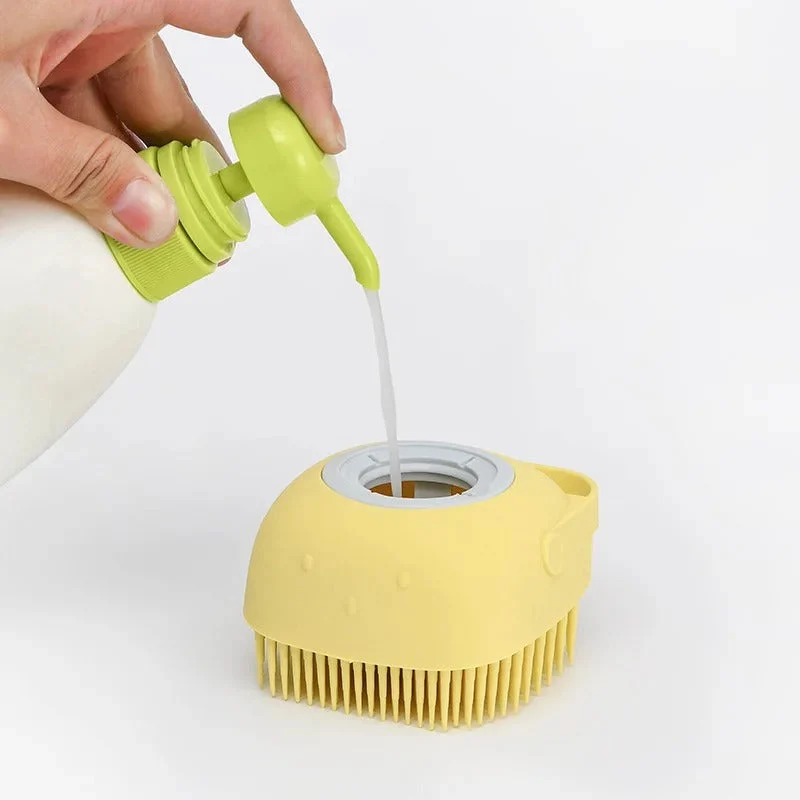 Silicone Massagehandske til Dyr – Blid Pleje & Afslapning