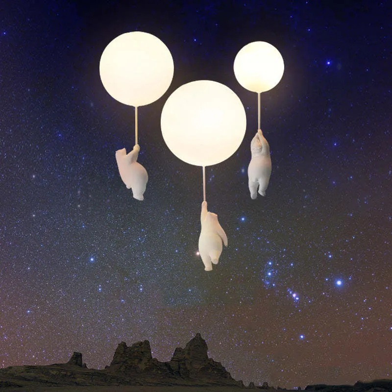 Moderne LED-plafondlampe med ballon-design - Stilfuld belysning