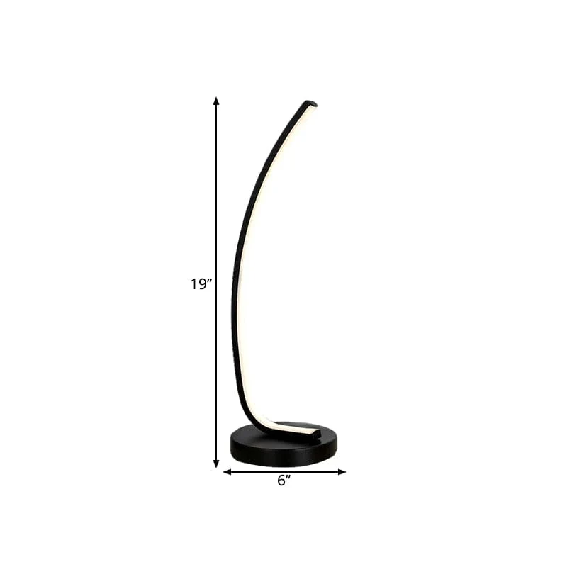 Fleksibel Bordlampe med Moderne Design og Justerbar Lystyring