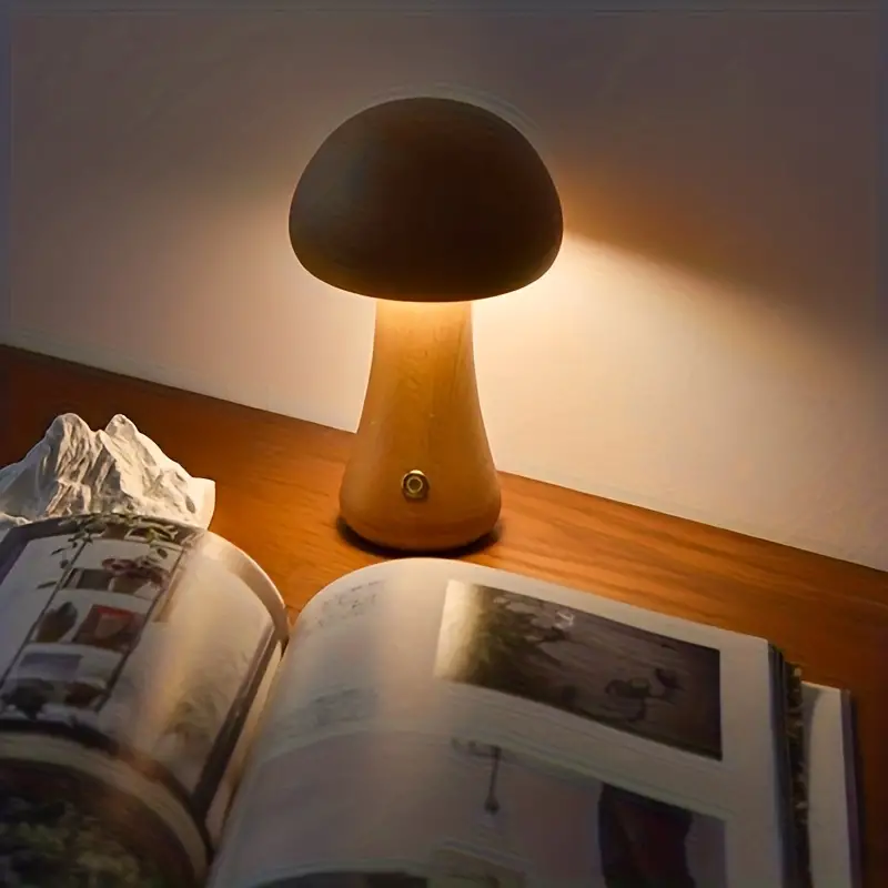 Mushroom Bordlampe – Elegant Belysning til Dit Hjem