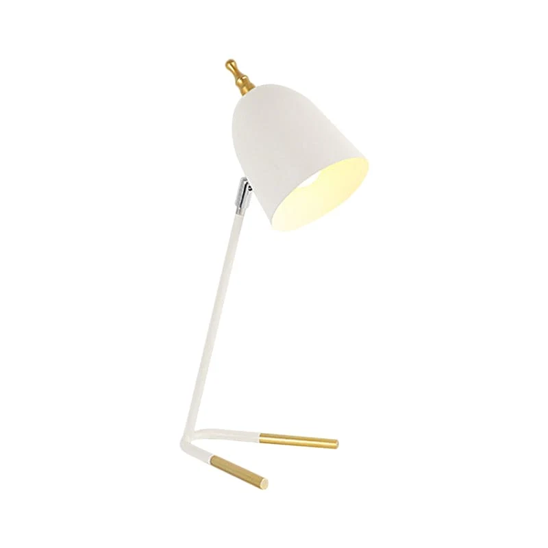 Stilfuld Bordlampe i Metal med Unikt Dome-Design