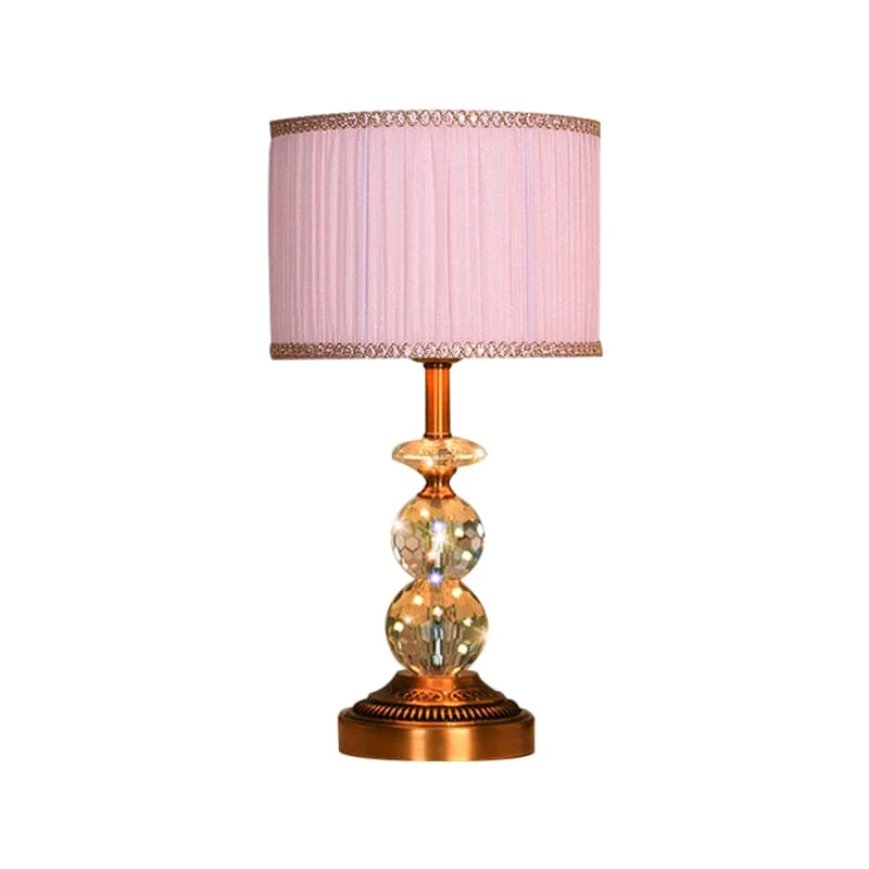 Elegant Bordlampe i Krystal med Moderne Kegleform