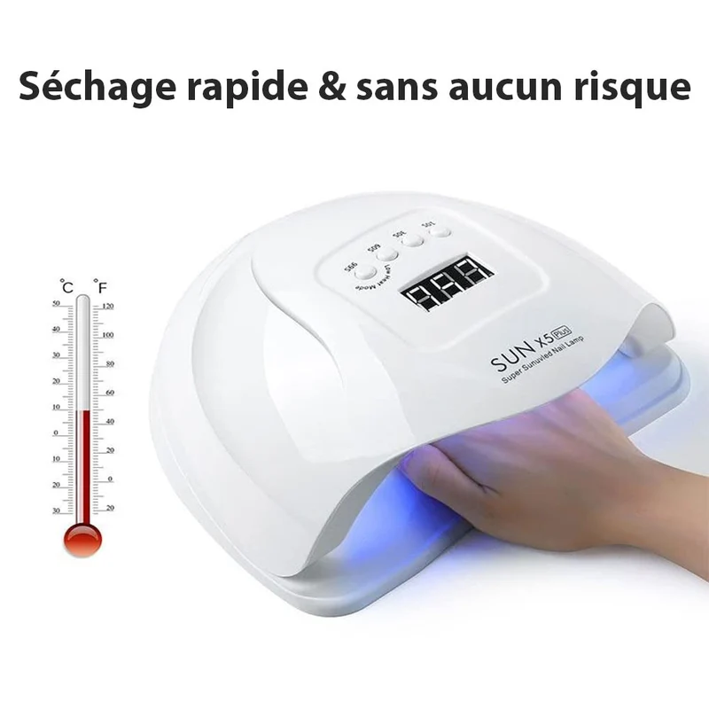 UV Negletørrer med 36 LED og Justerbare Timere - Hurtig Resultat