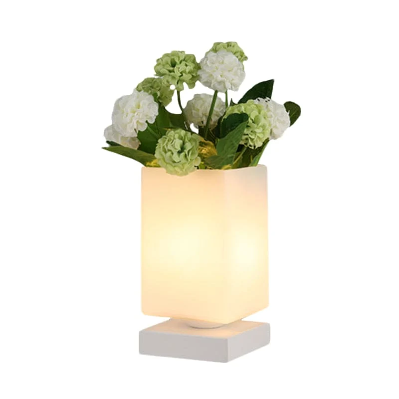 Romantisk Art Deco Natlampe i Glas til Elegant Indretning