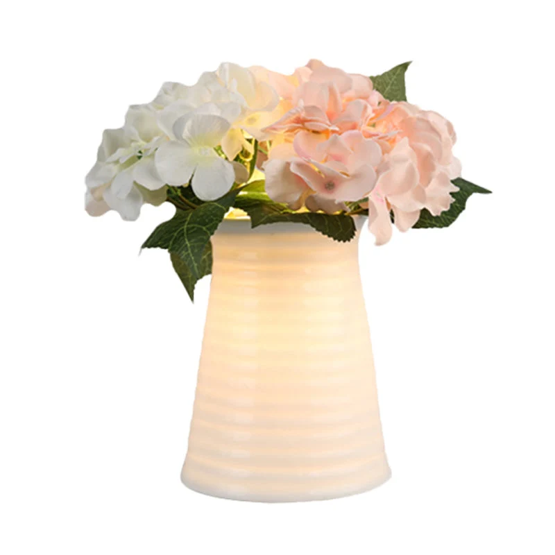 Romantisk Art Deco Natlampe i Glas til Elegant Indretning