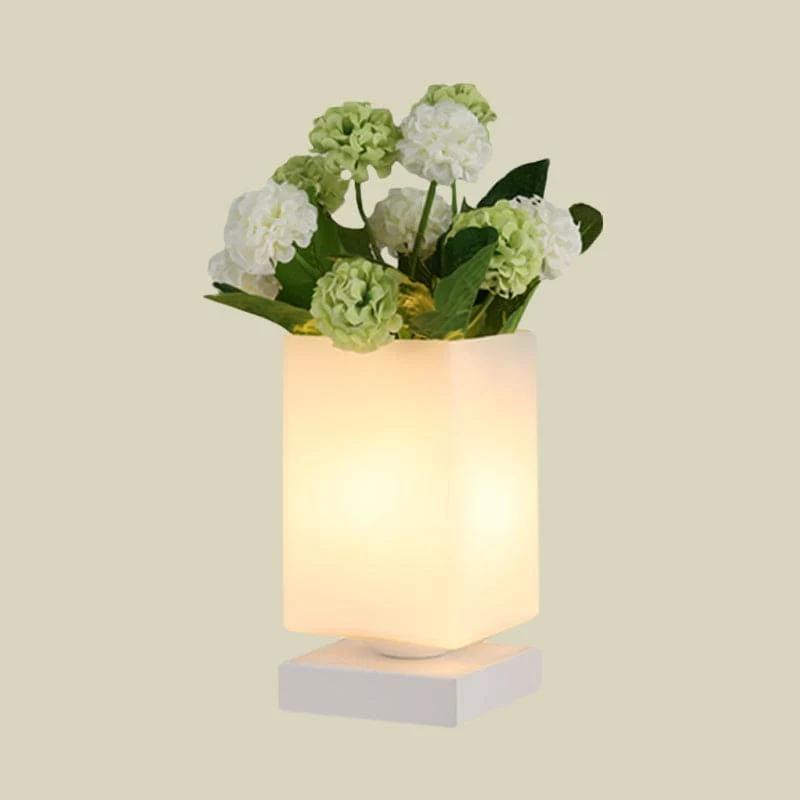 Romantisk Art Deco Natlampe i Glas til Elegant Indretning