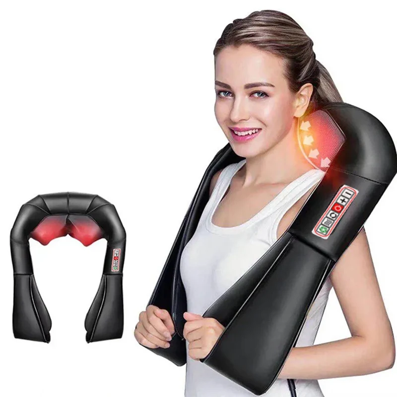 Elektrisk Skuldermassager med Shiatsu 3D og Varmefunktion