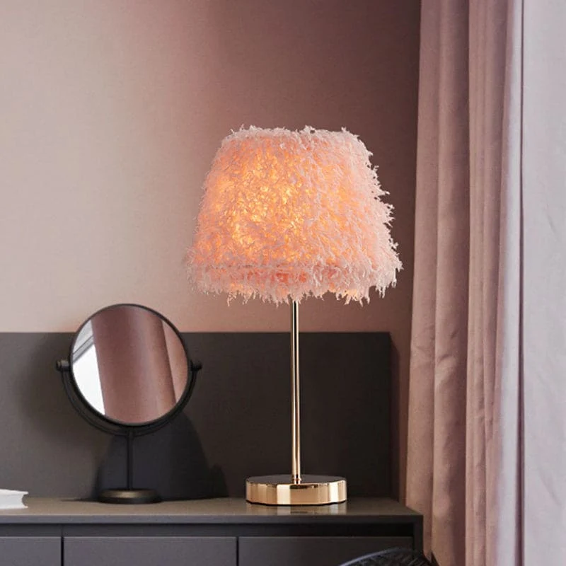 Moderne Bordlampe til Kommode med Blødt Lys