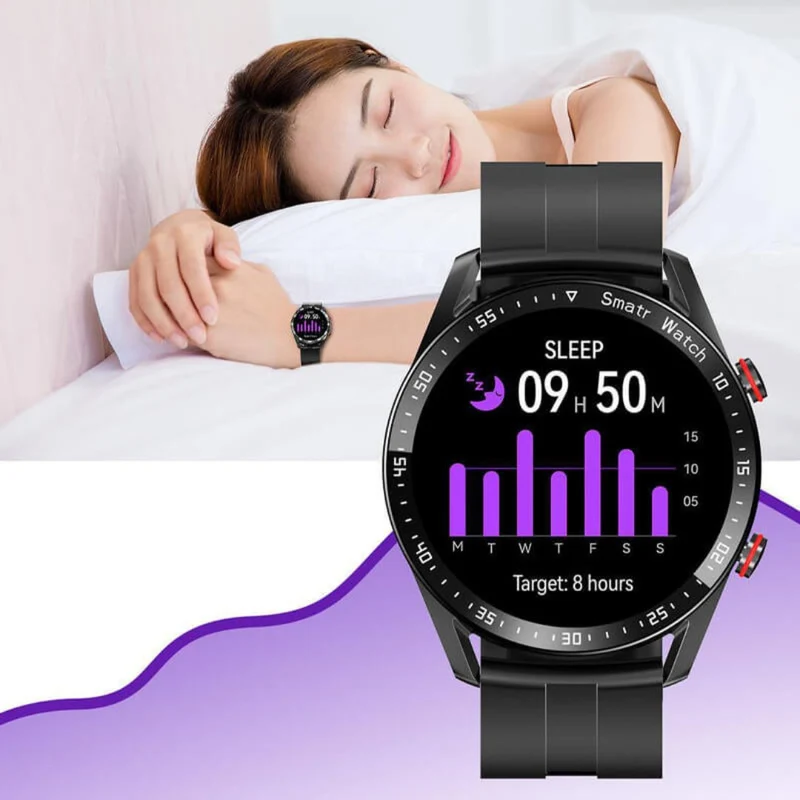 Smartwatch med Stort Display og Vandtæt Design