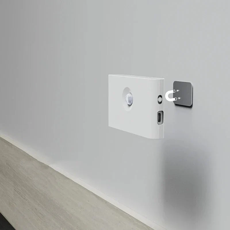 Trådløs LED Natlampe med Bevægelsessensor – Nem Montering