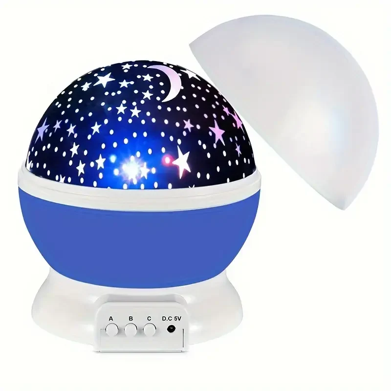 360° Stjerneprojektor | Fortryllende Natlampe med LED