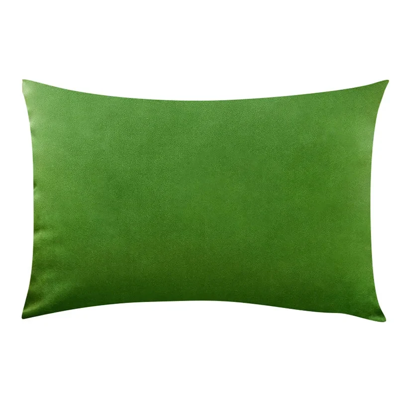 Ultrablødt Velourspude i Livlige Farver 30x50 cm
