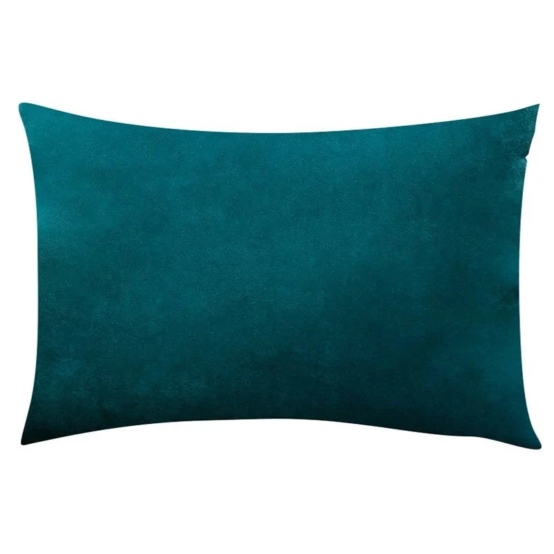 Ultrablødt Velourspude i Livlige Farver 30x50 cm