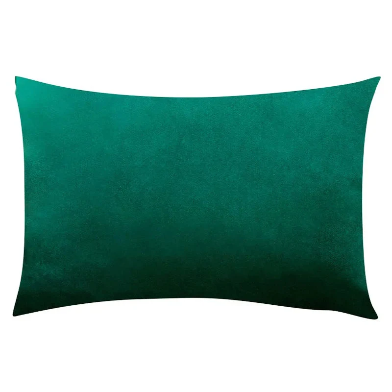 Ultrablødt Velourspude i Livlige Farver 30x50 cm