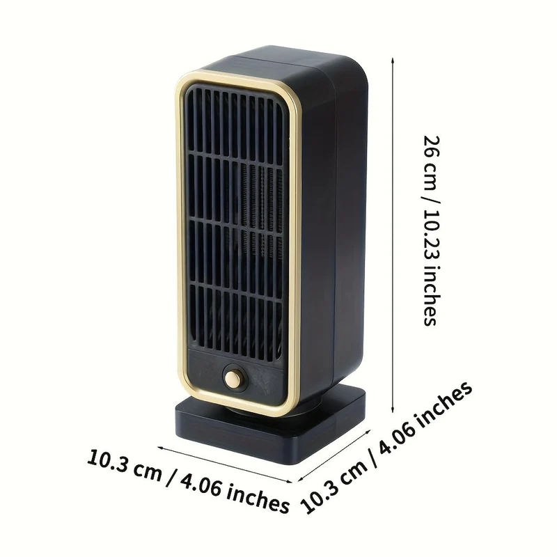 Kompakt Elvarmer 500W - Effektiv Rumopvarmning