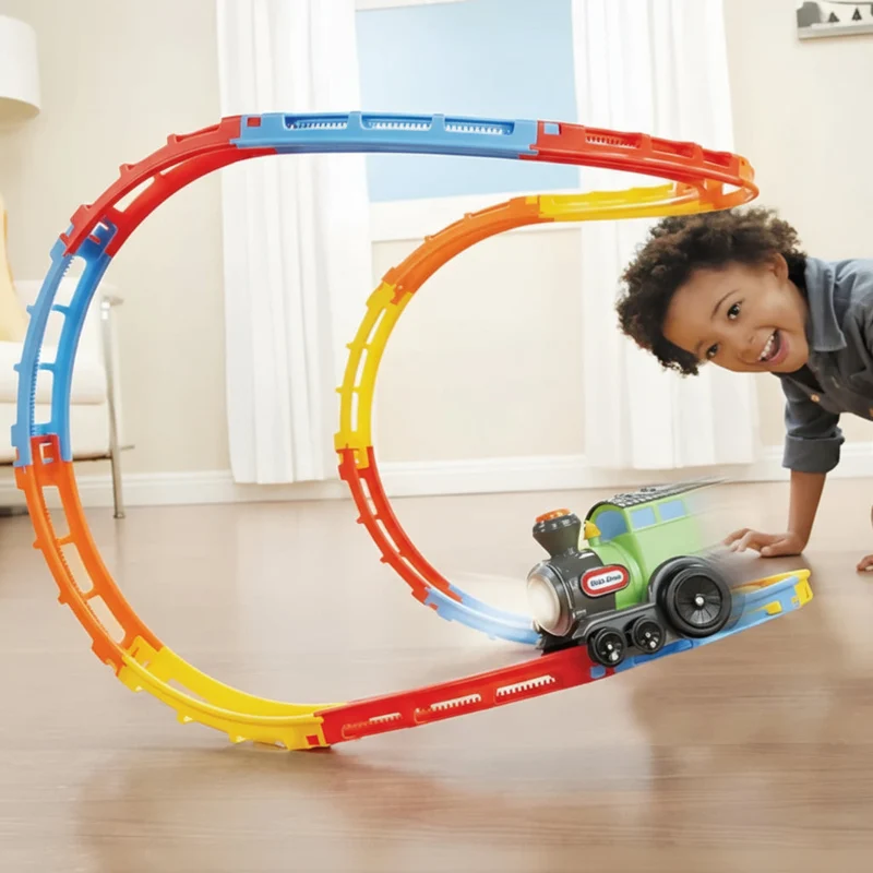 Motoriseret Togbane til Børn - Kreativ 3D Byggeleg