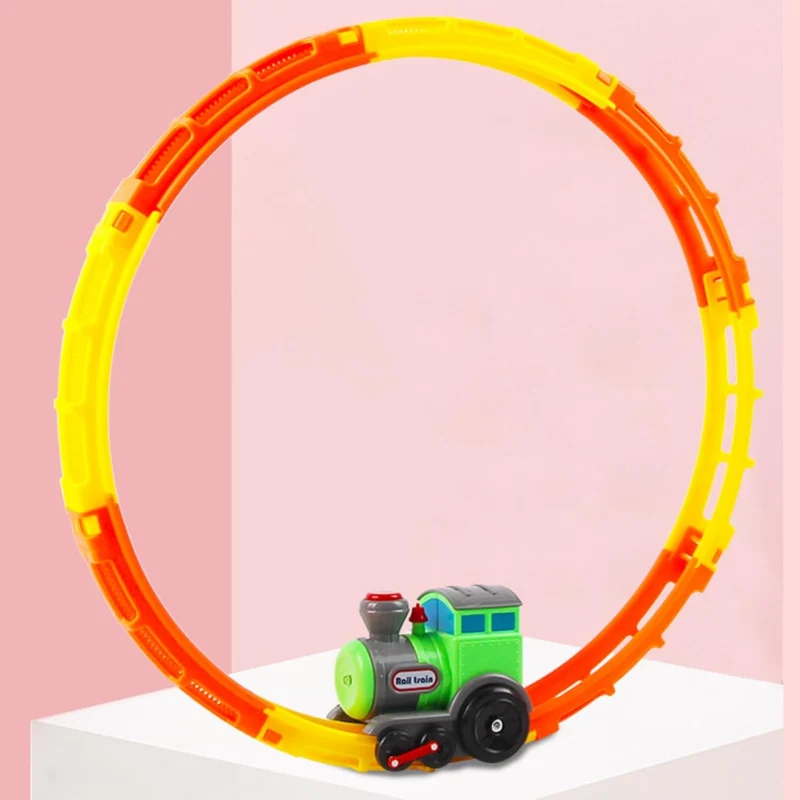 Motoriseret Togbane til Børn - Kreativ 3D Byggeleg