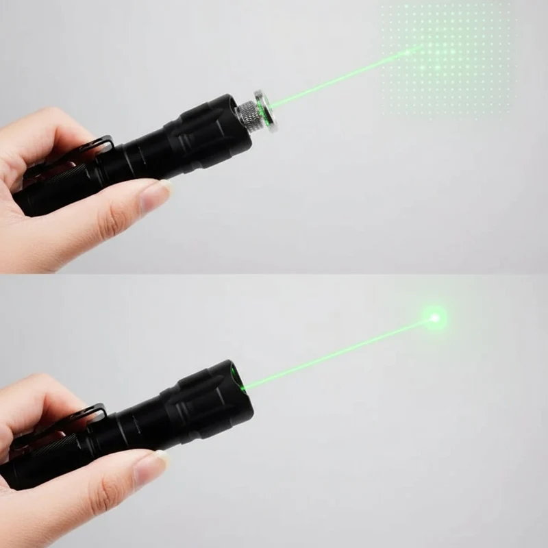 Kraftfuld Genopladelig Grøn Laserpegepind til Langdistance