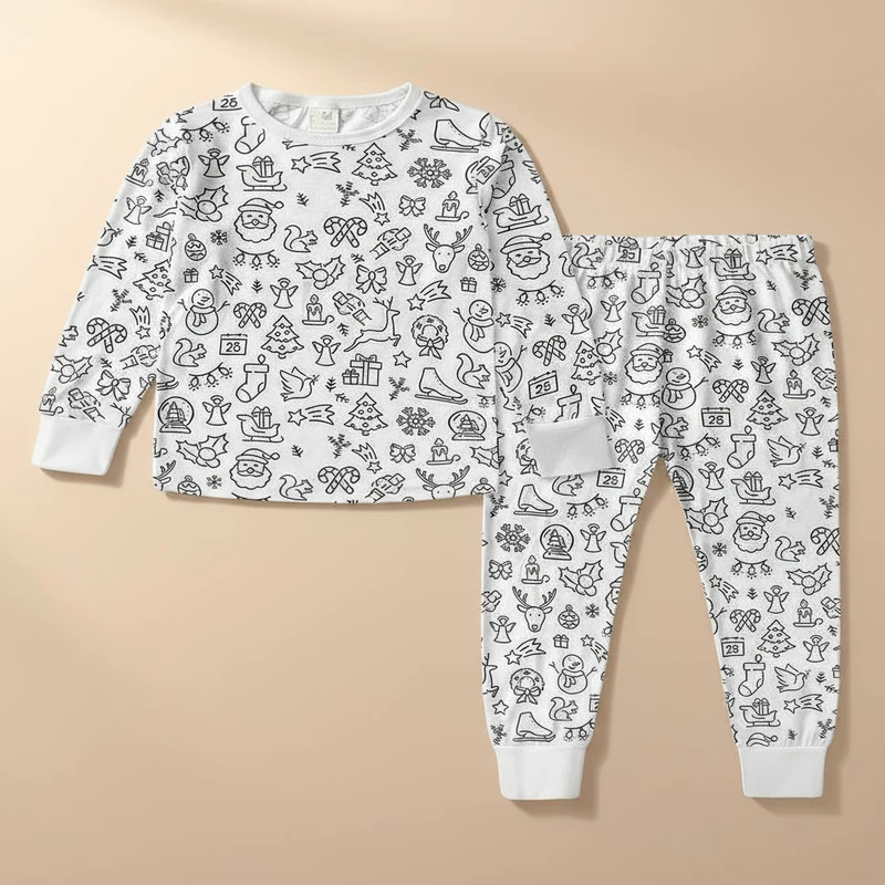 Børnepyjamas Sæt: Blødt og Sjovt Til Legeglade Små