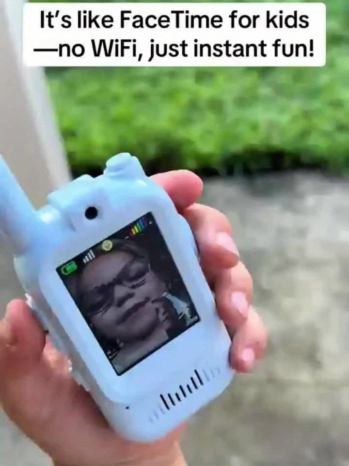 Børne Walkie Talkie med Kamera & Videoopkald - Sjov & Læring