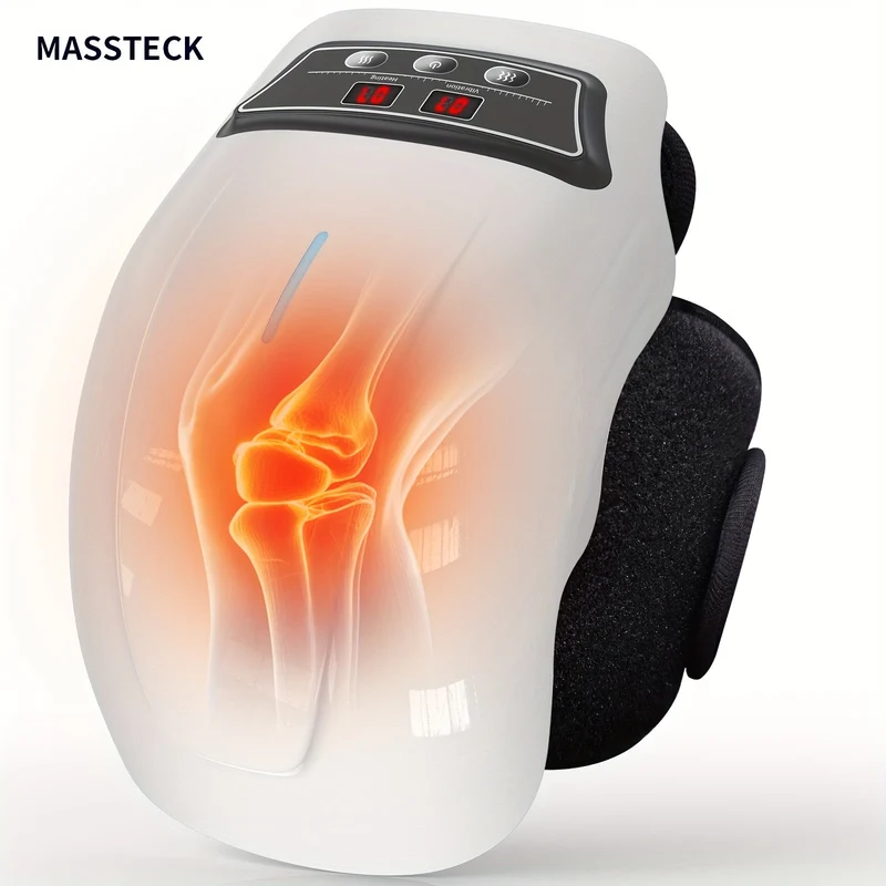 Varmeterapipude til Knæ med Massage for Smertelindring