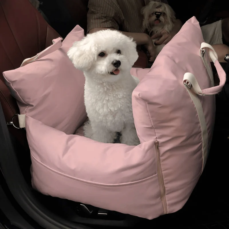 Sikker og Komfortabel Hundekurv til Bilen - Imprægneret