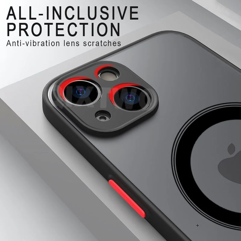 Beskyttende iPhone Cover med MagSafe og Militærstandard