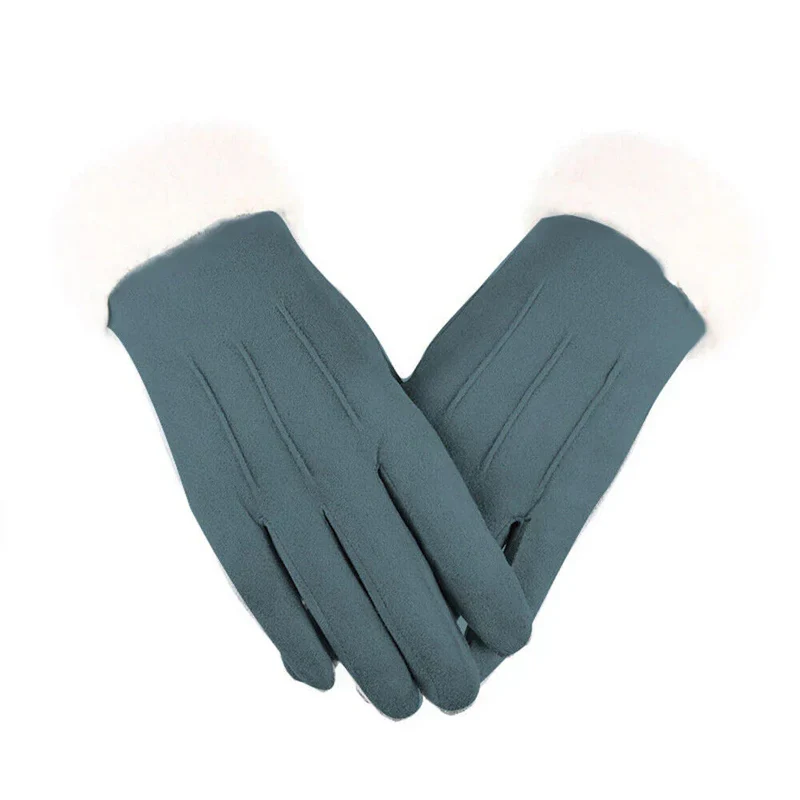 Damehandsker i Ruskind med Touchfunktion og Elegant Design