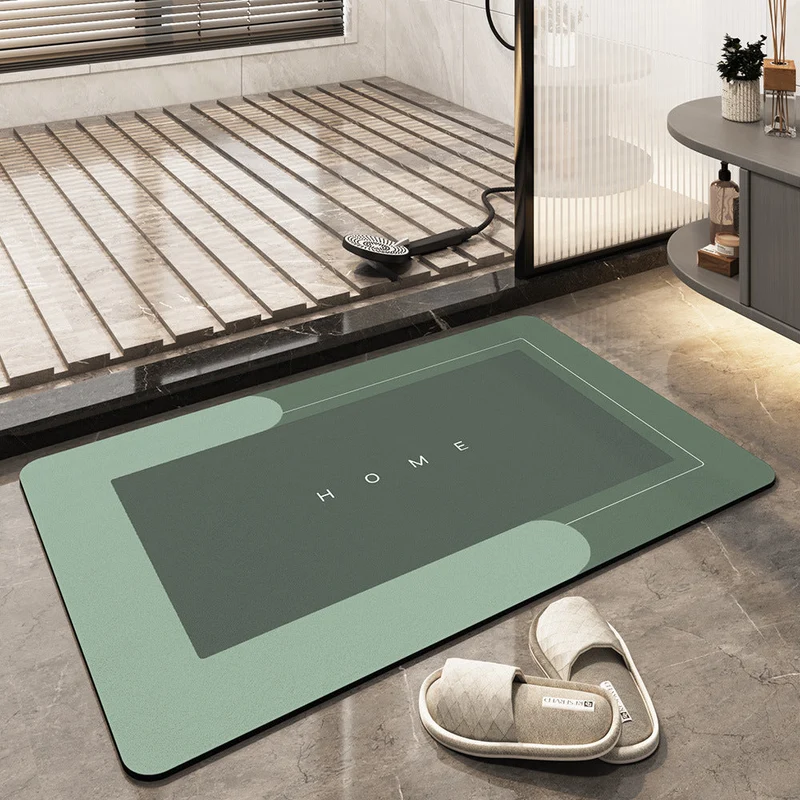 Hurtigttørrende Bademåtte 50x80 cm – Komfort & Absorption