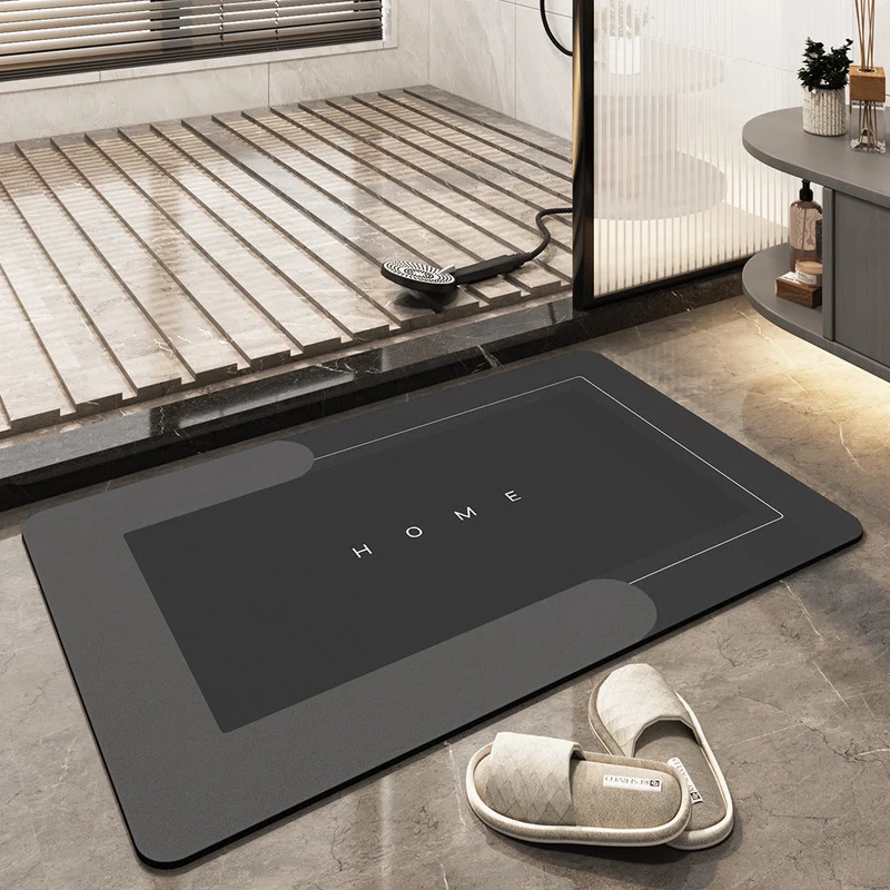 Hurtigttørrende Bademåtte 50x80 cm – Komfort & Absorption