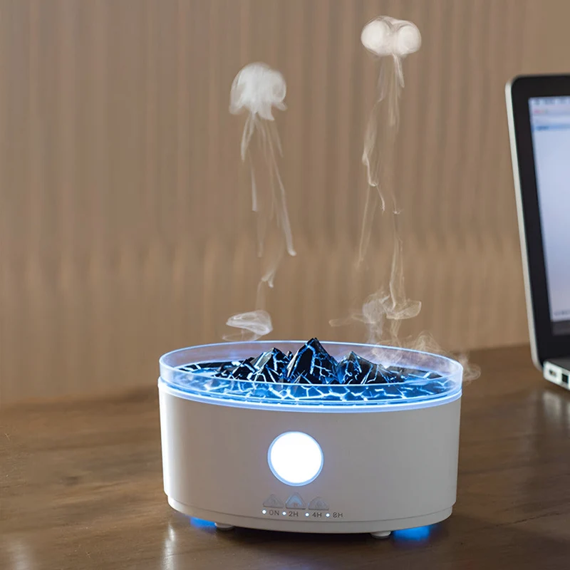 Aroma Diffuser med Vulkanflamme – Beroligende Duftoplevelse