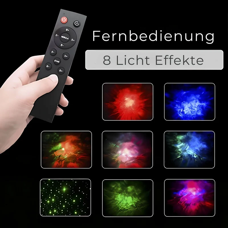 Stjerneprojektor Lampe - Skab Magisk Stemning i Hjemmet