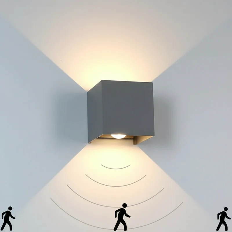 Udendørslampe med Sensor - Energibesparende og Vejrbestandig