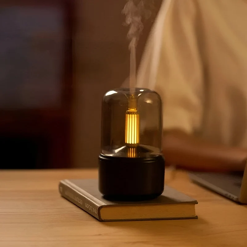 3D Flamme Aroma USB Luftfugter – Beroligende Kerneffekt
