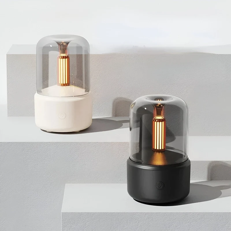 3D Flamme Aroma USB Luftfugter – Beroligende Kerneffekt