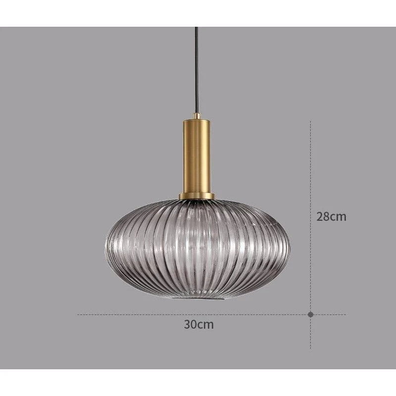 Retro Glaspendel: Farverig Belysning til Dit Hjem