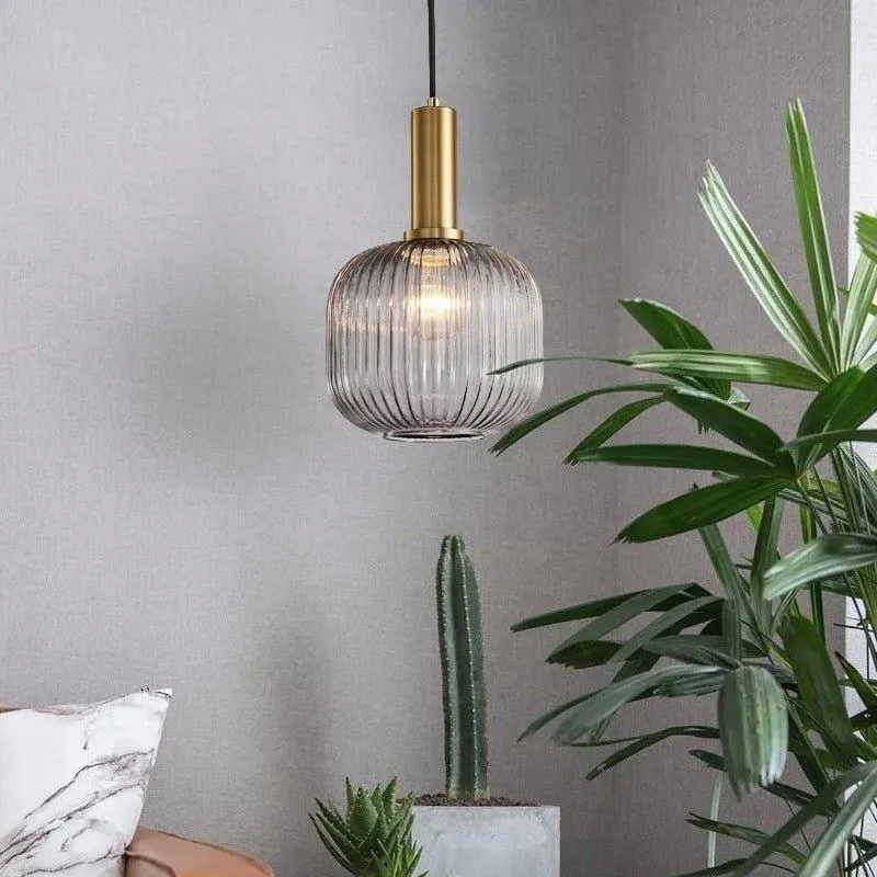 Retro Glaspendel: Farverig Belysning til Dit Hjem