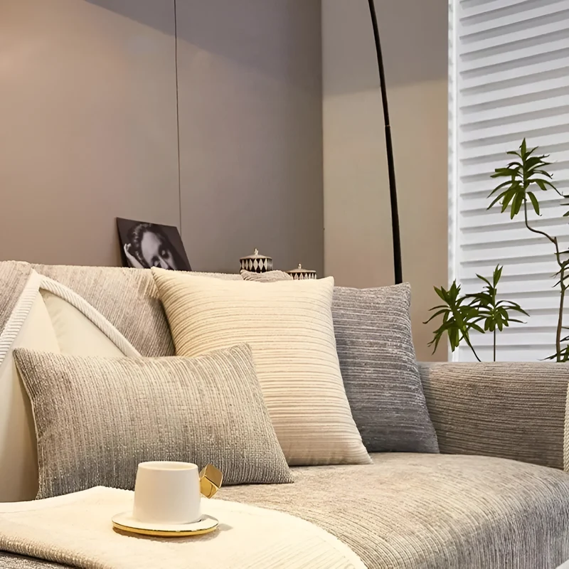 Elegant Chenille Sofaovertræk – Beskytter mod kæledyrshår